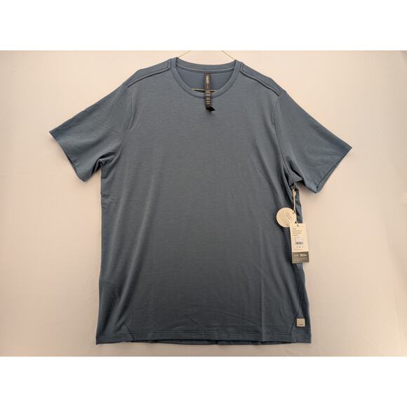 NWT Vuori Current Tech Tee in Pond size Large - Picture 2 of 6